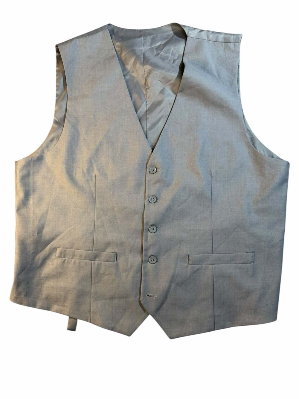 New Braveman Men's Model M300 Gray Suit Separates Dress Vest - Size 46R